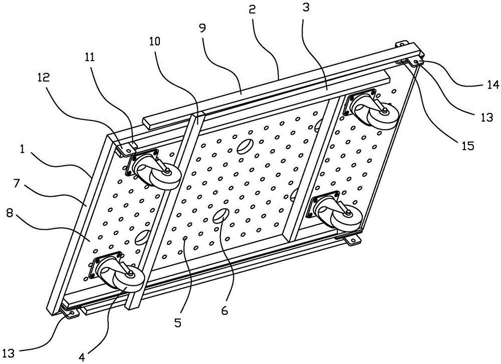 Multipurpose portable high-voltage isolating switch overhaul worktable and using method thereof