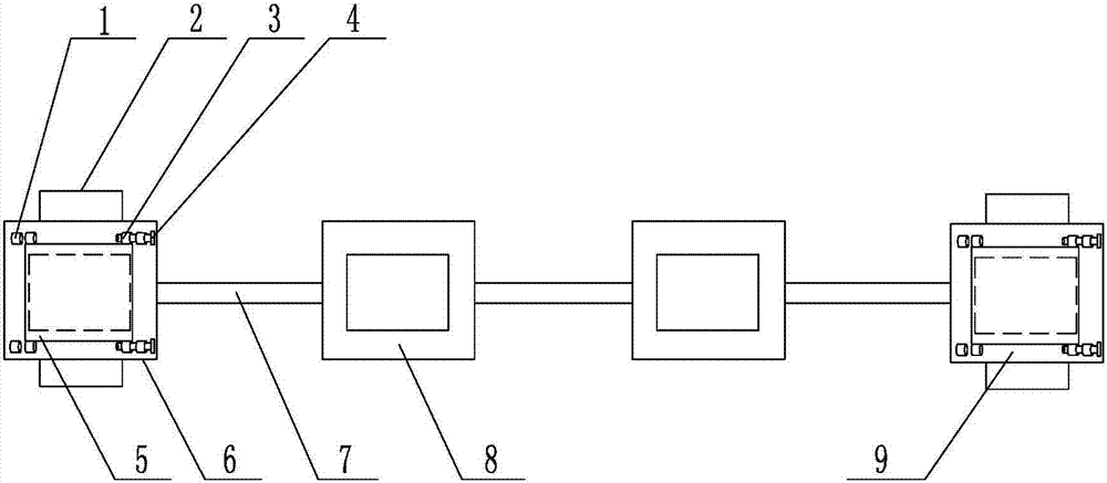 Belt base reserved hole for belt conveyor