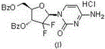 Preparation method of intermediate of anticancer drug gemcitabine