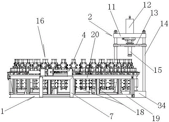 Annular pressing equipment for brick tea