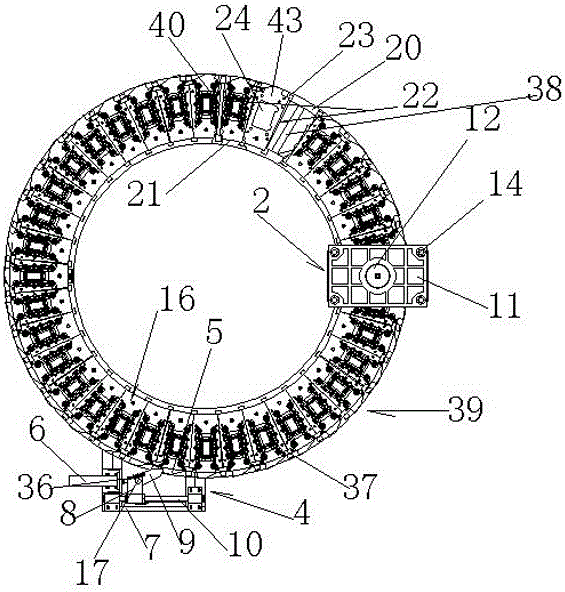 Annular pressing equipment for brick tea