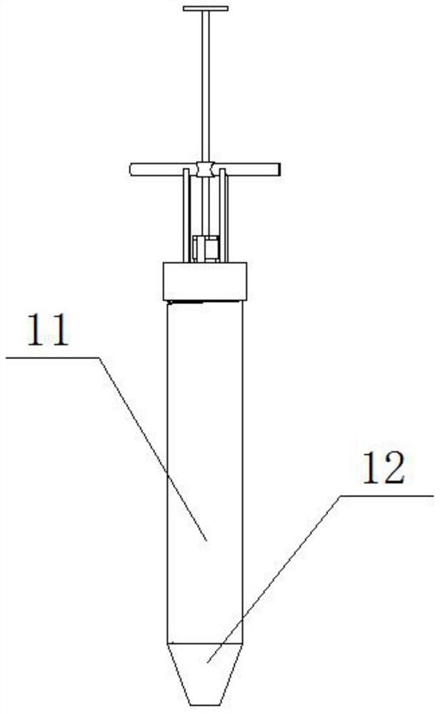 Low-pressure concrete structure crack repairing device and repairing method