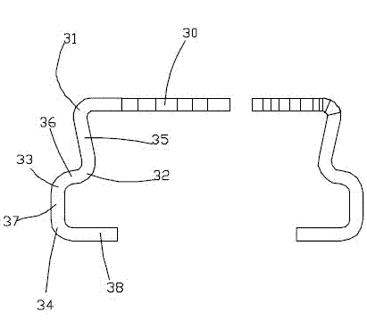 LED (light-emitting diode) support and manufacturing method thereof