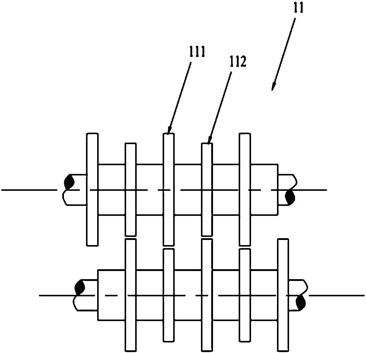 Brick and concrete sorting machine