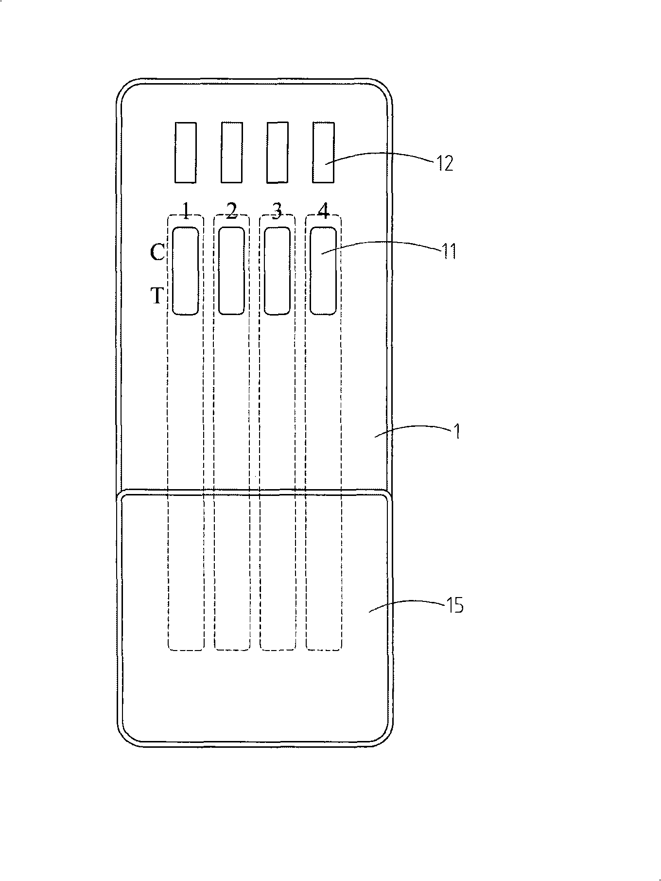 Image detection method for detection disk