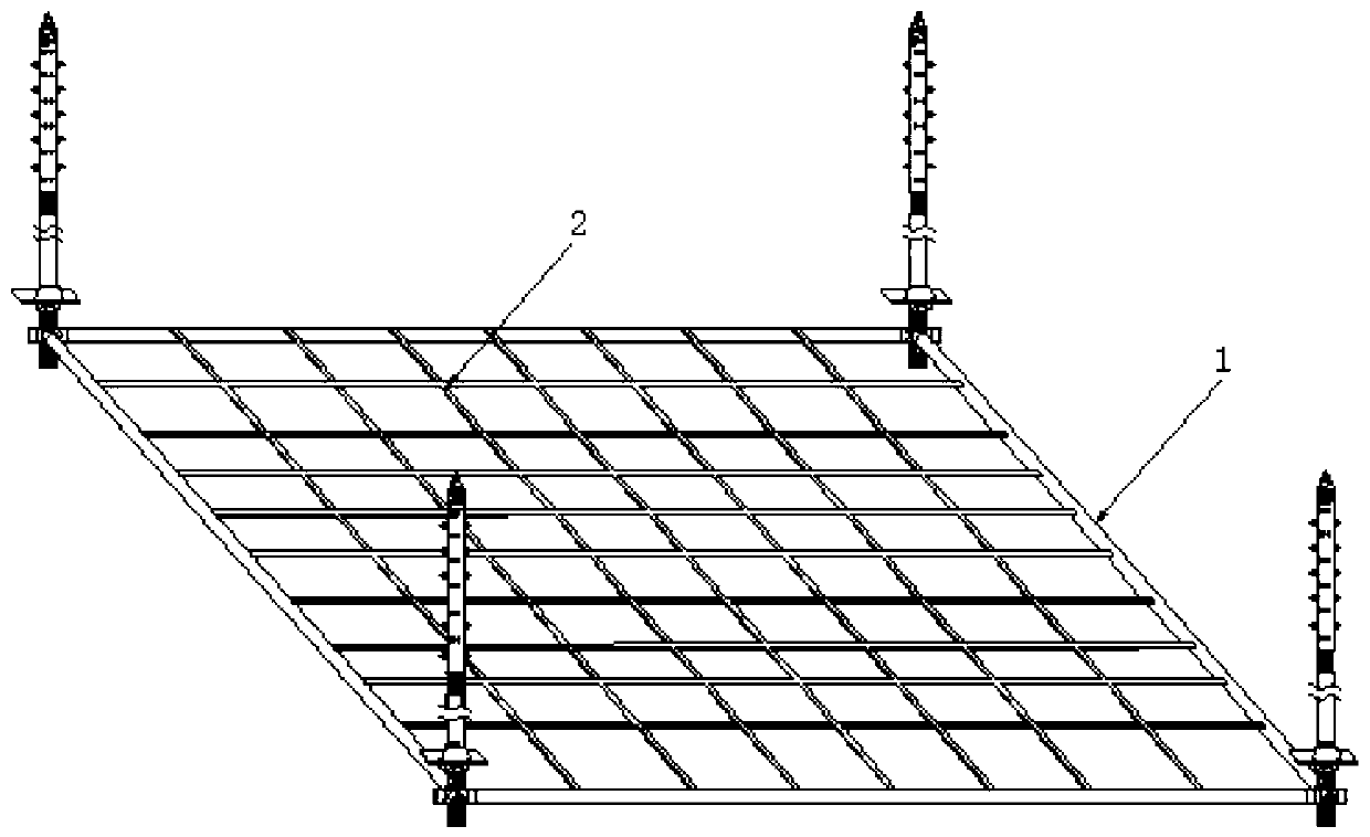 Novel coal mine high-strength anchor rod supporting device