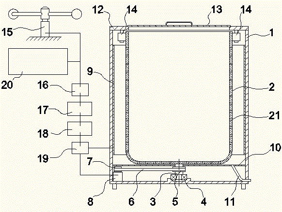 Efficient and energy-saving type drying machine