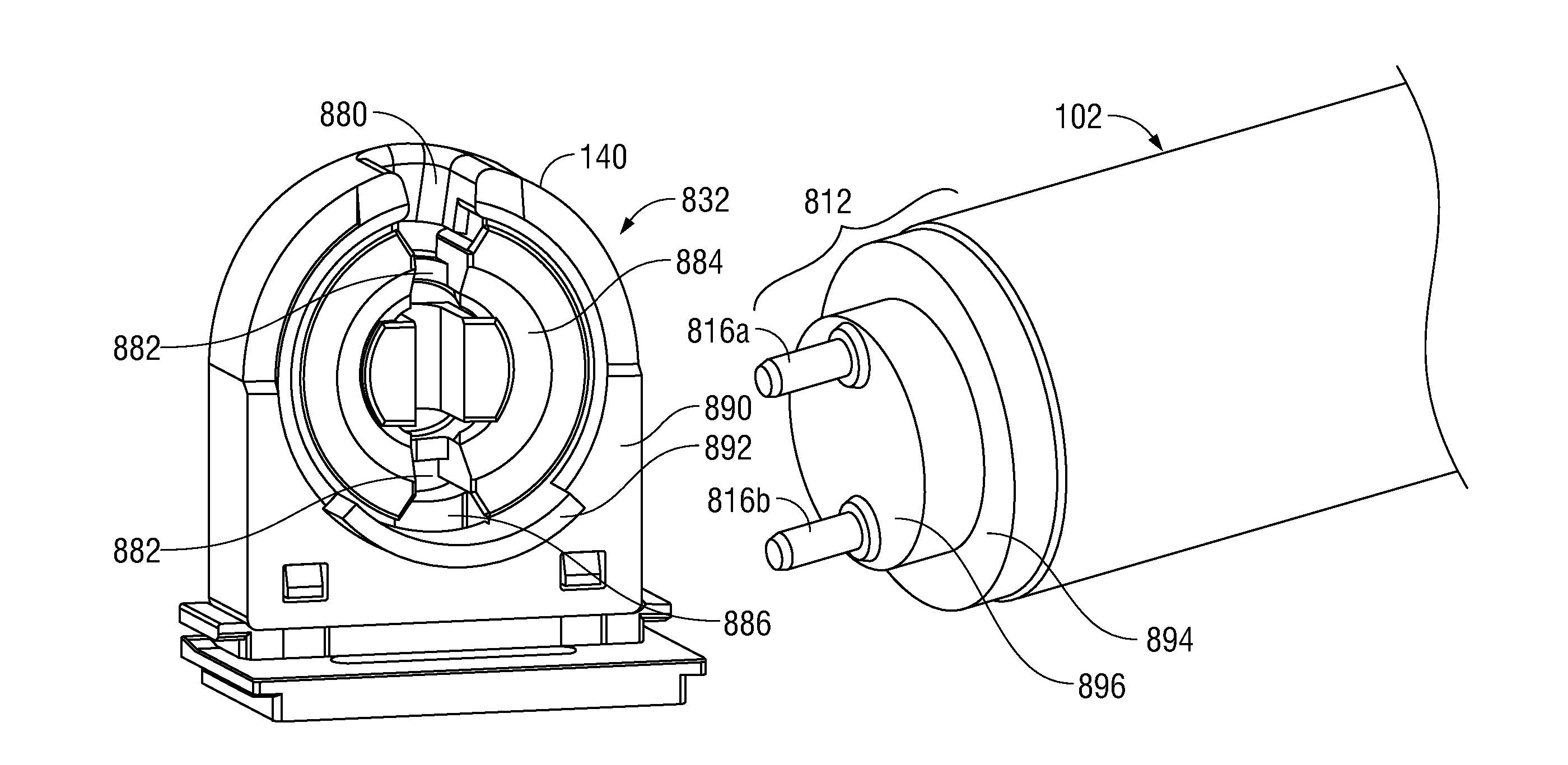 LED lampholder and lamp system with means to prevent lamping of nonconforming lamps