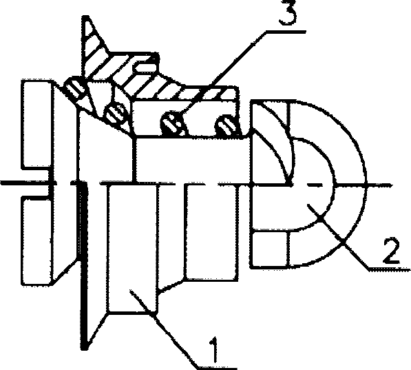 Bushing closing-up processing method