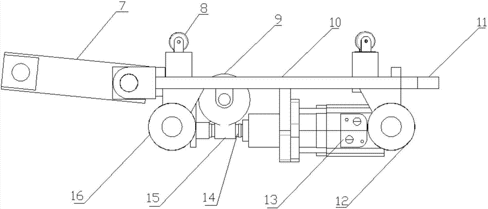 Pipe inner circumferential weld pressure test tool and pressure test method