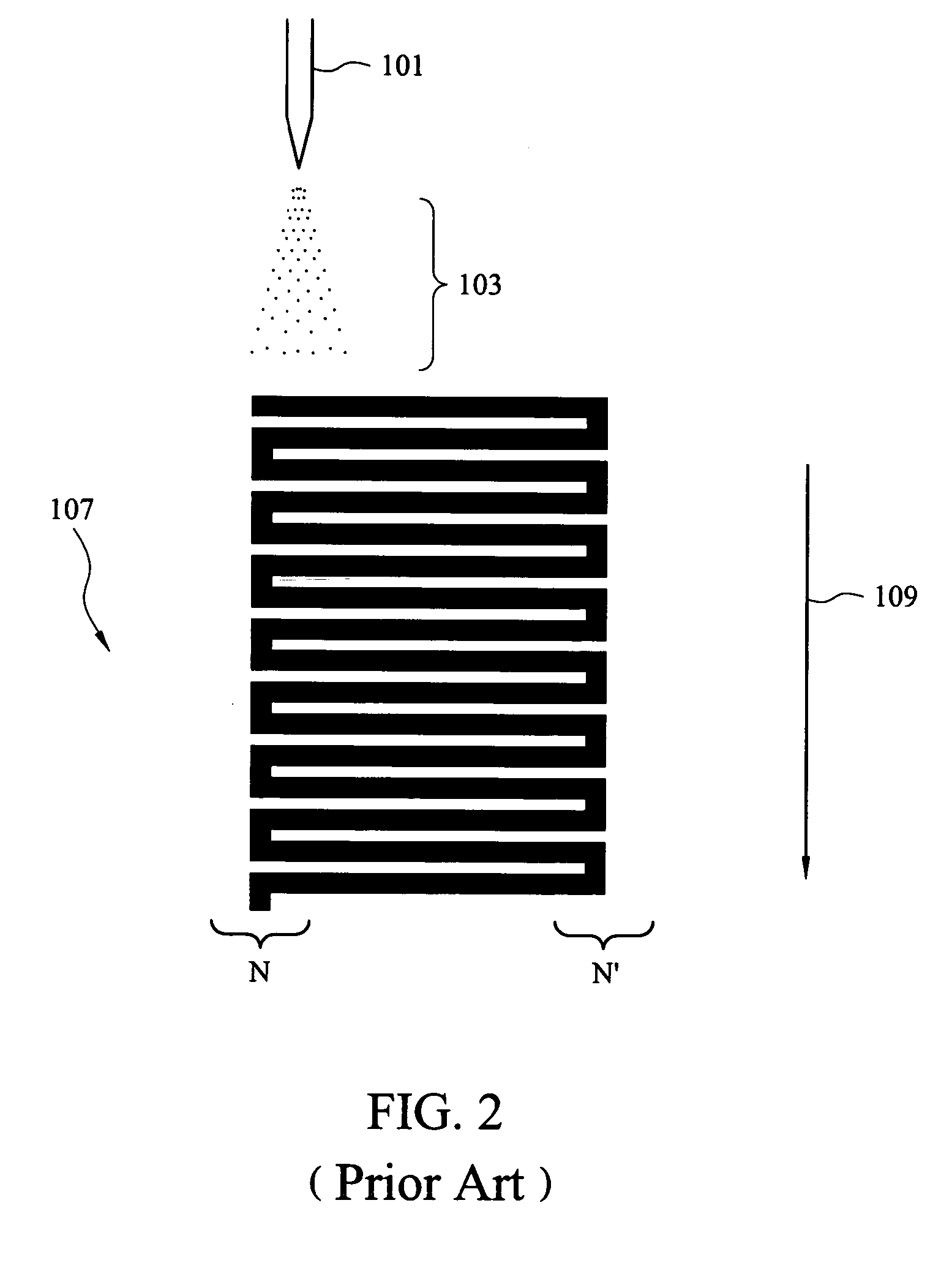 Apparatus and method for manufacturing polymeric fibrils