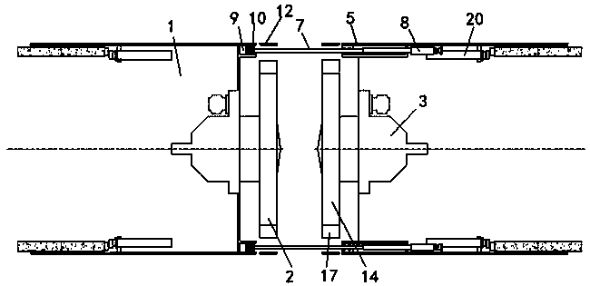 Shield underground butt-jointing structure and construction method