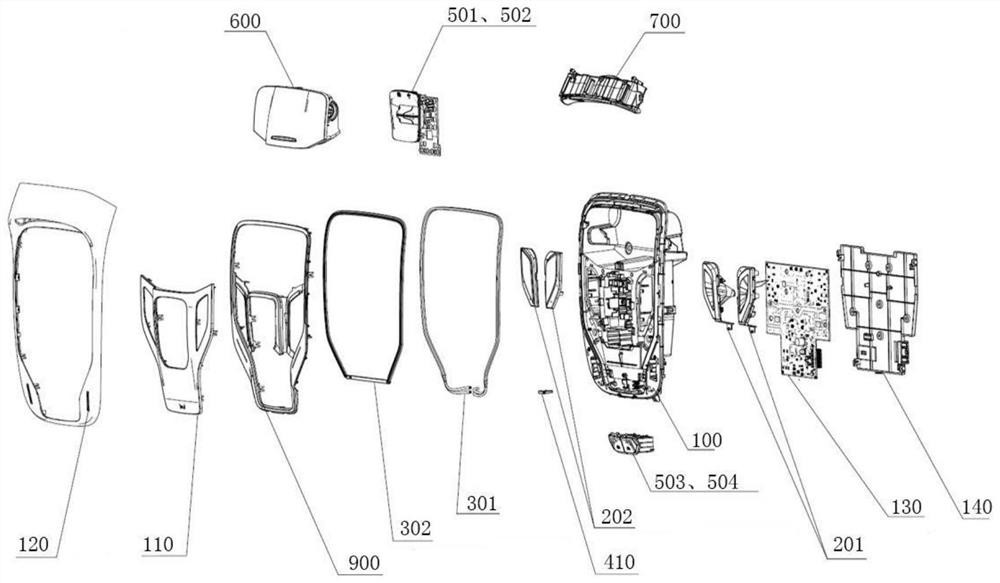 A kind of automobile head lamp and its assembly structure and the assembly method of the assembly structure