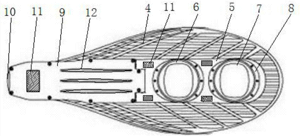 Wind-resistant LED street lamp cap shell