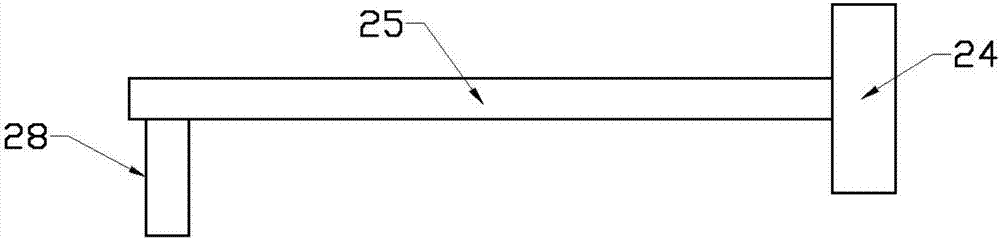 Swinging type cleaning device for medical tool