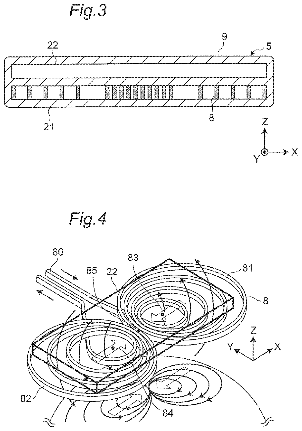 Coil apparatus for use in transcranial magnetic stimulation apparatus for increasing current generated by induced electric field