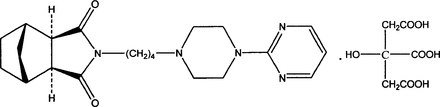 Medicine composition for treating anxiety neurosis, and oral cavity disintegration preparation