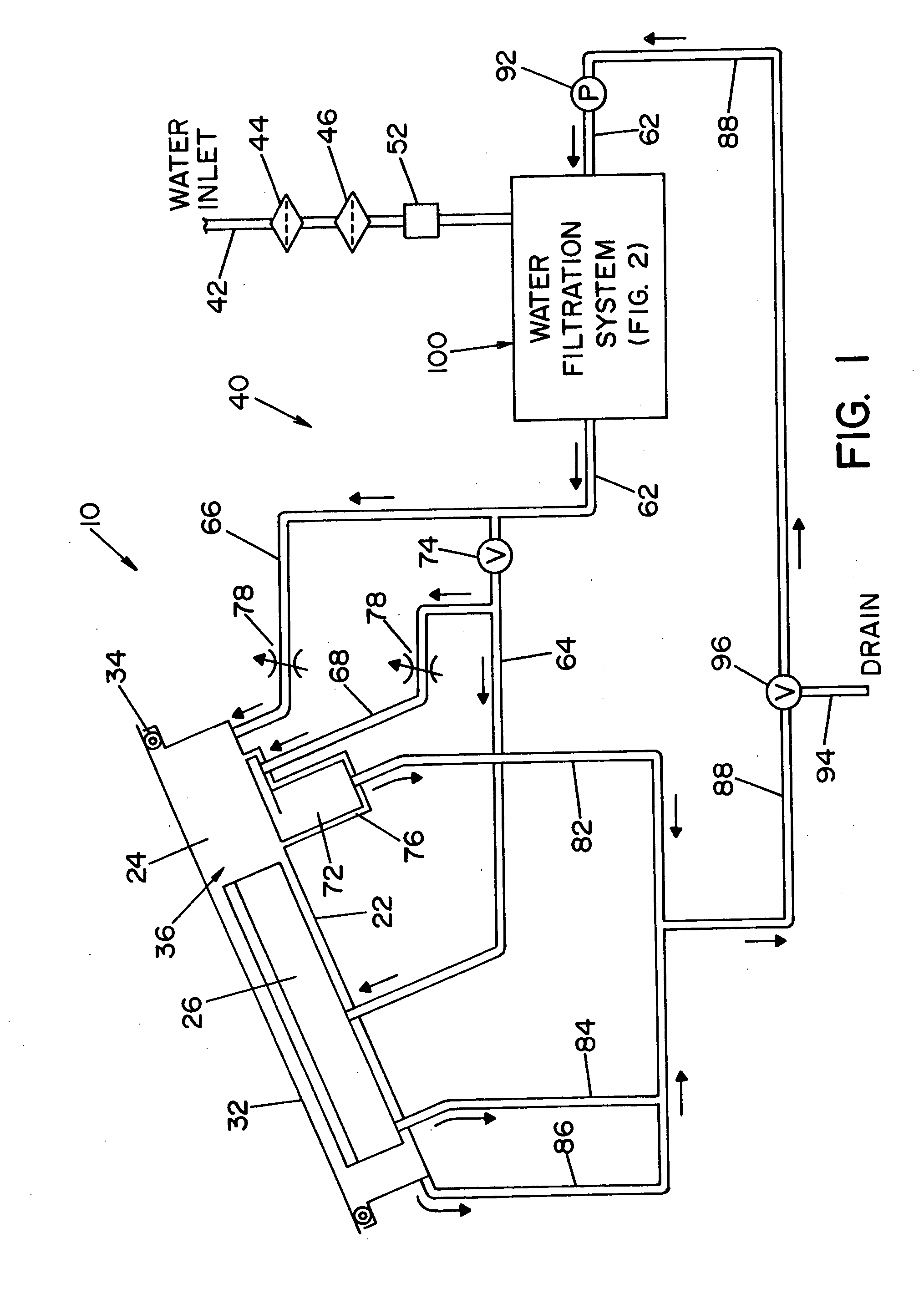 Filter assembly for a reprocessor