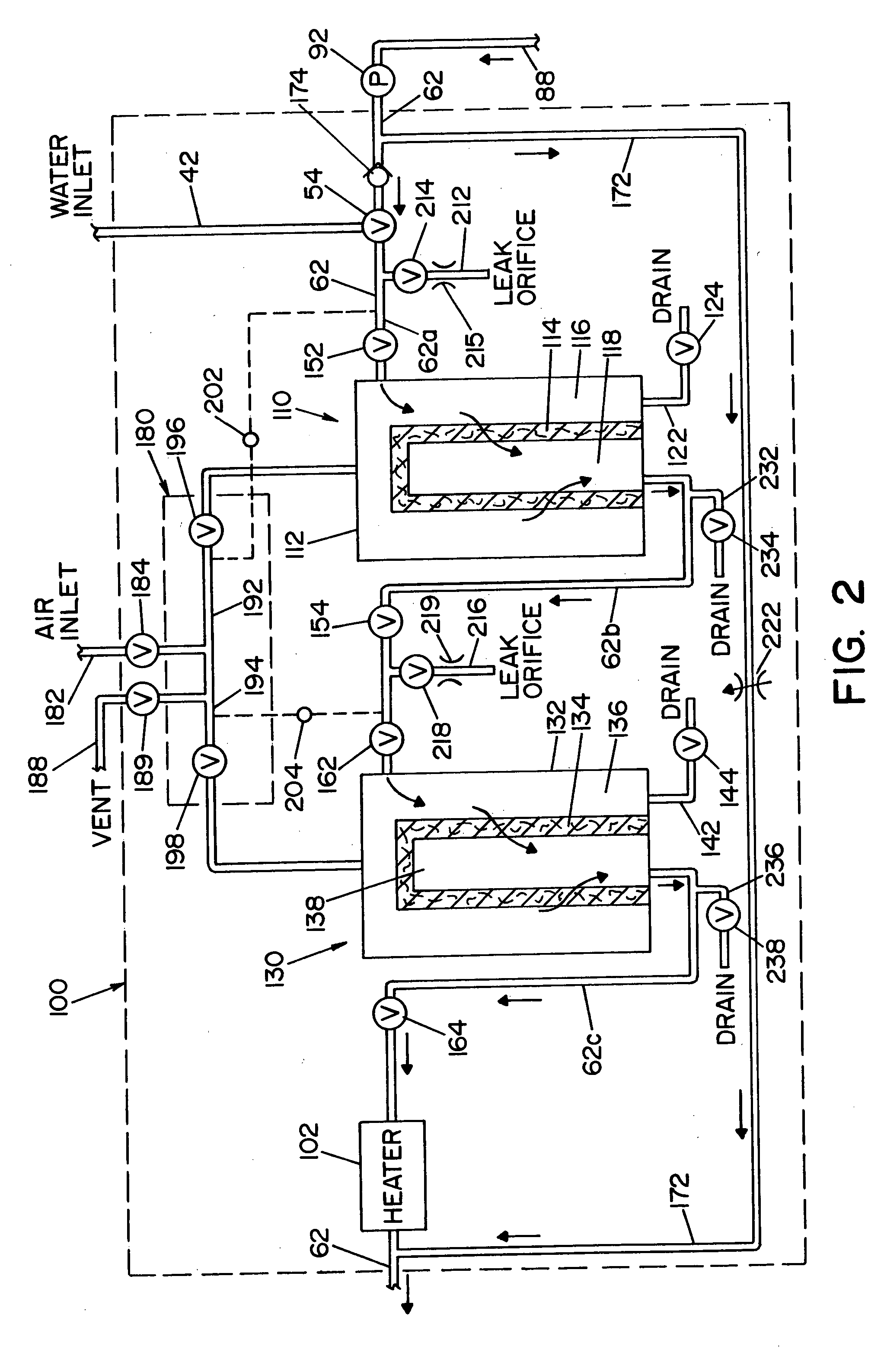 Filter assembly for a reprocessor