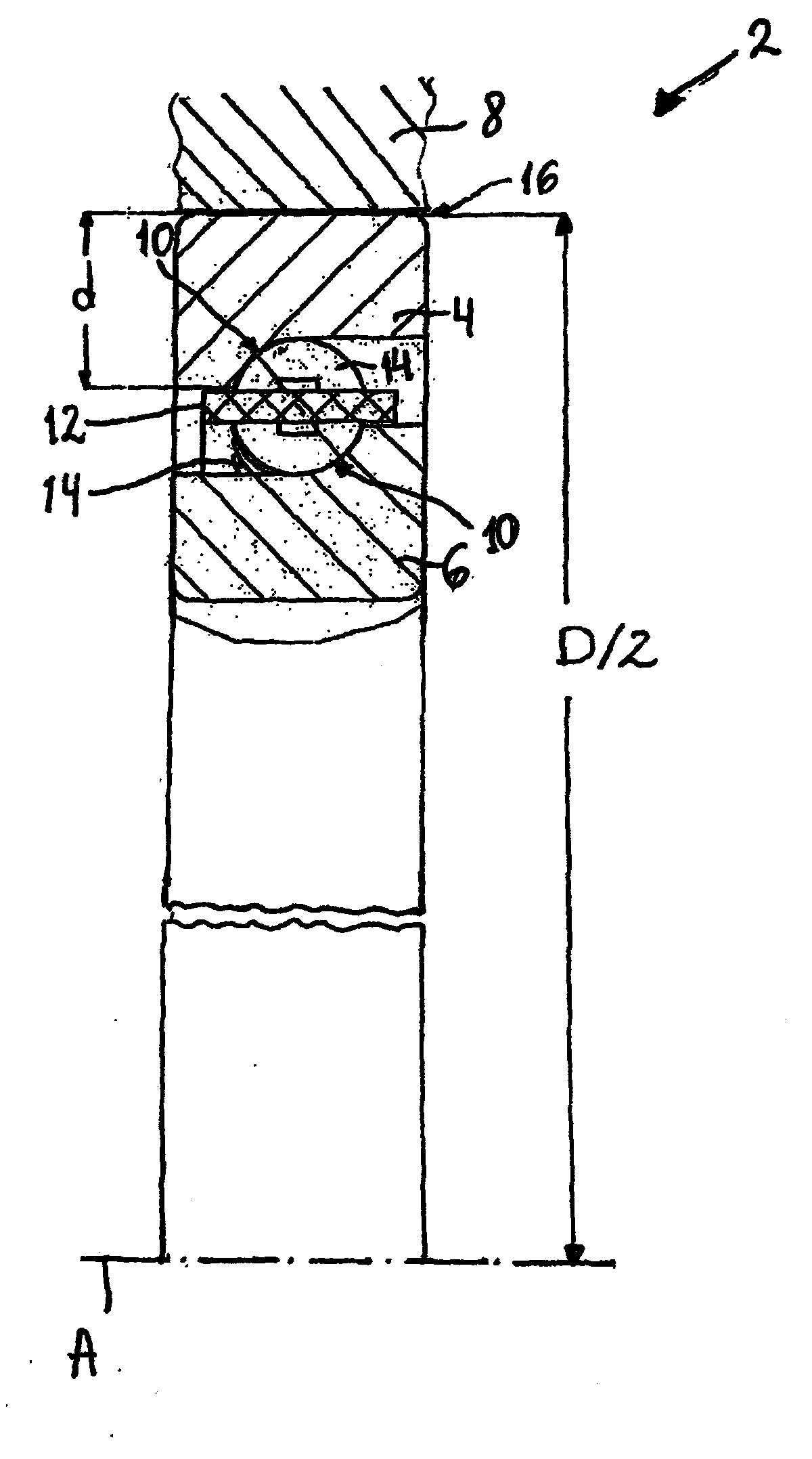 Roller bearing for underwater applications