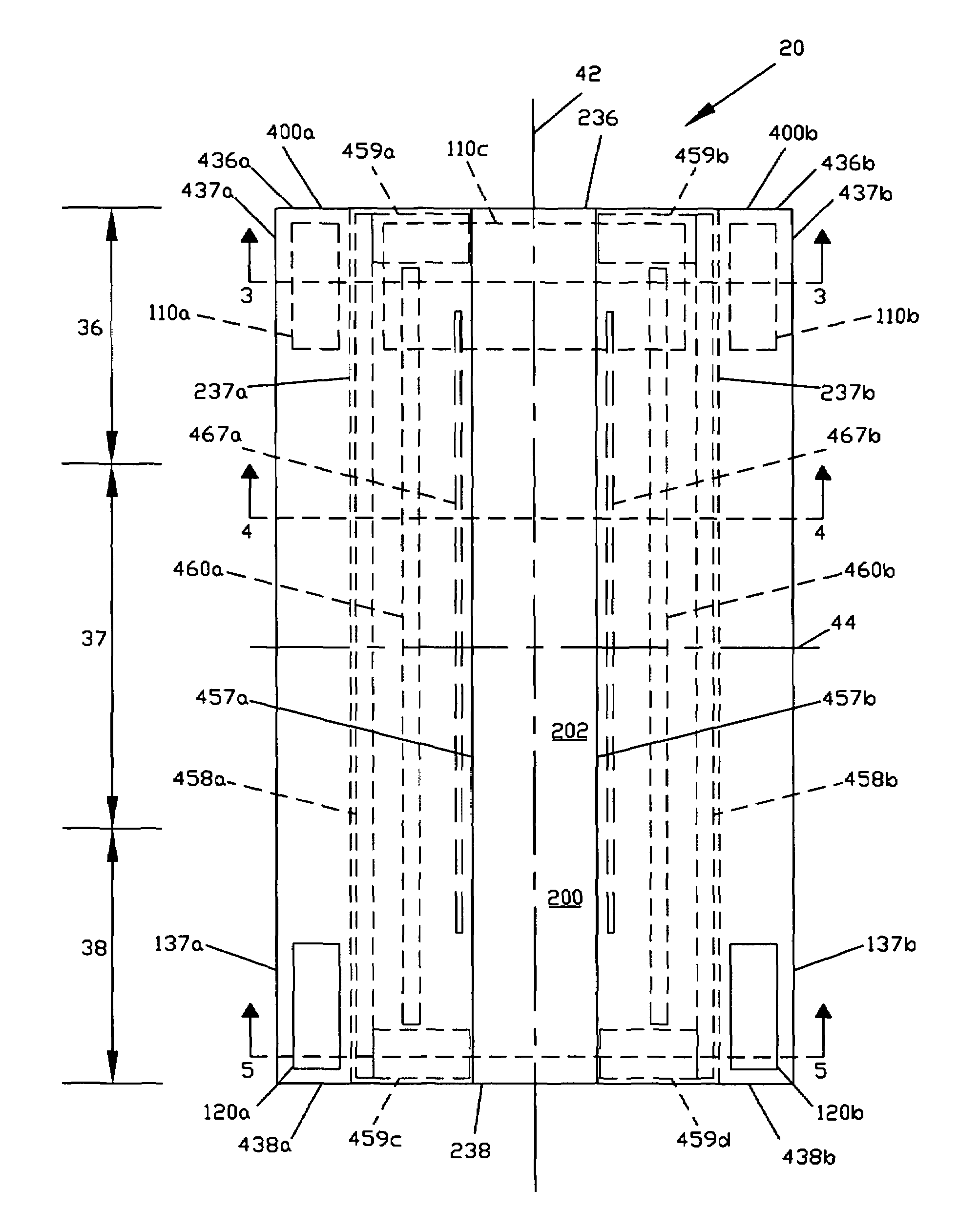 Disposable absorbent article having dual layer barrier cuff strips