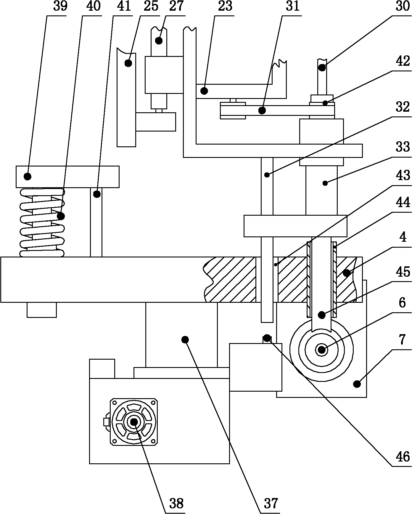 Hole-drawing machine for saxophone body