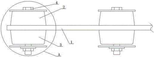 Shock absorber of engine