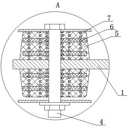 Shock absorber of engine