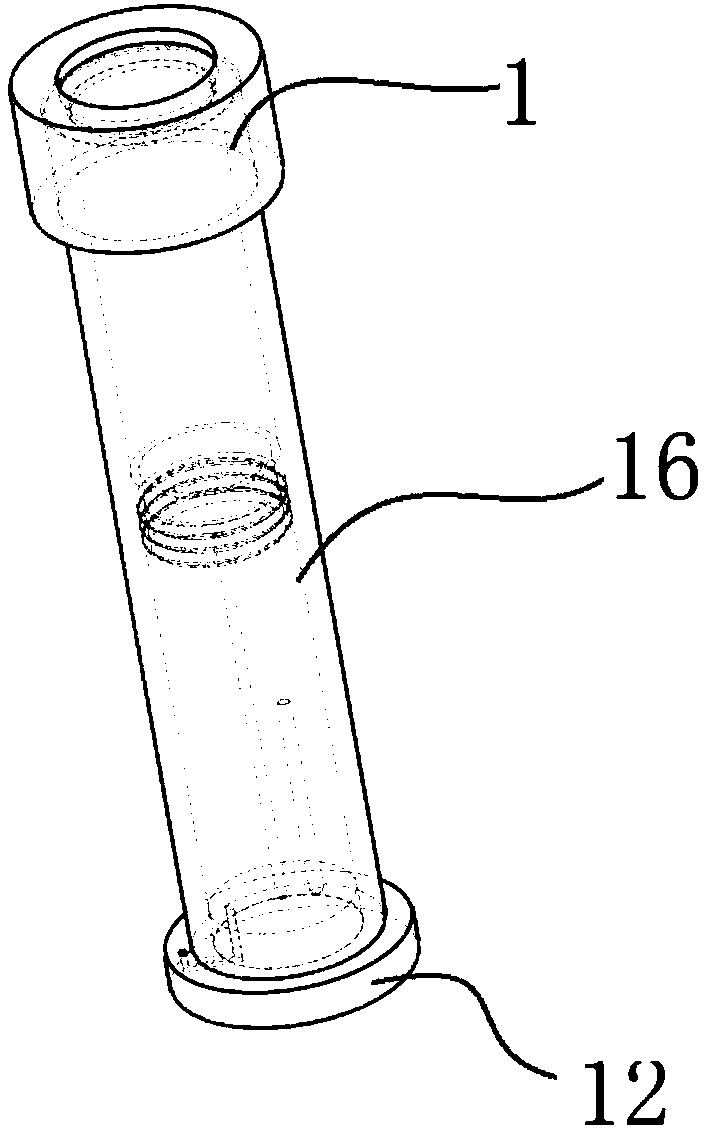 Blood detection sampling tube and method thereof