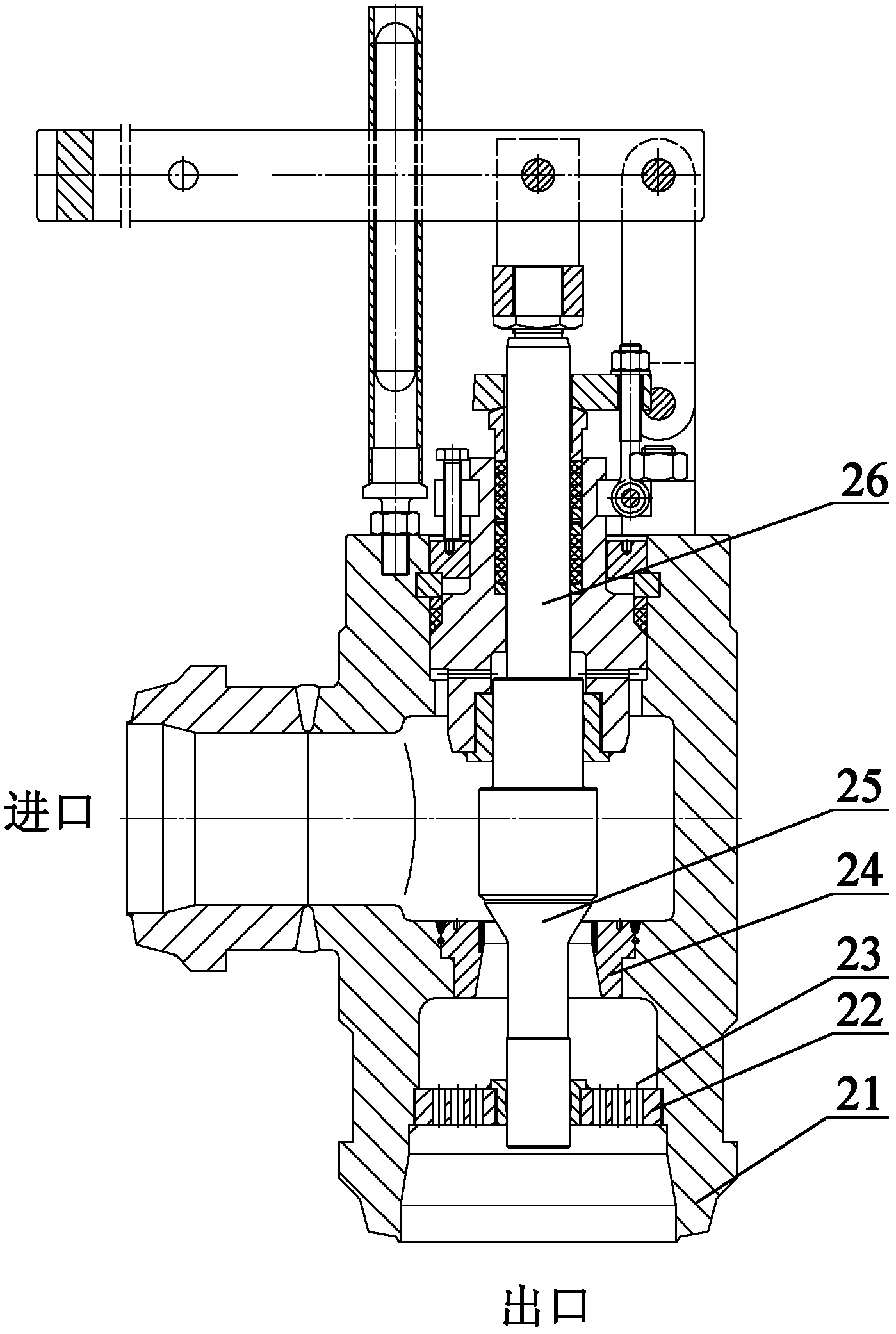 Pressure reducing valve and temperature-reducing and pressure-reducing device