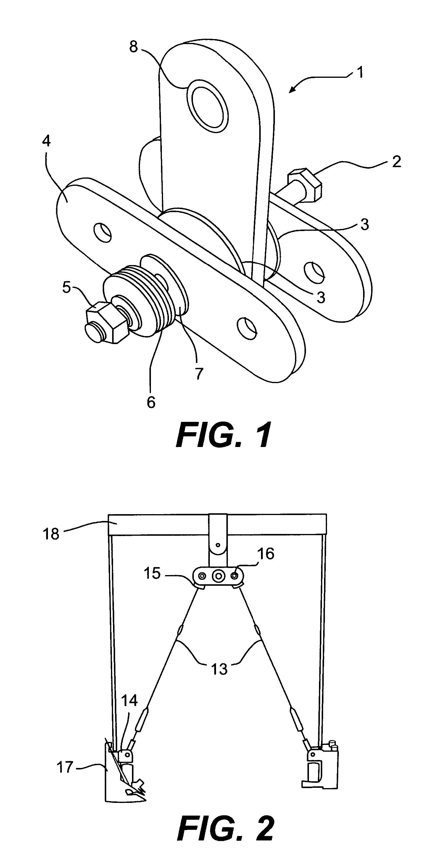 Device for damping movements of structural elements and a bracing system