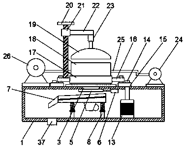 Tea leaf twisting and drying device