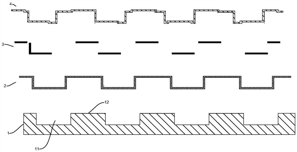 Production process of etched two-color decorative metal plate