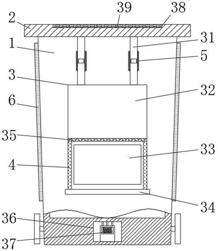 Garbage can with throwing course playing function for garbage classification