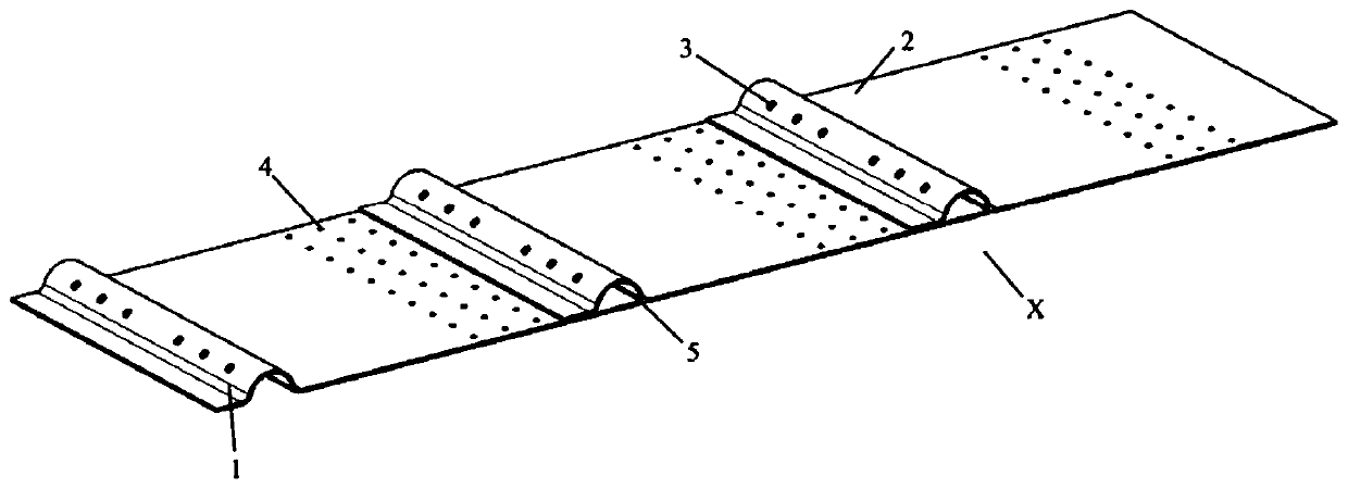 Overlap joint type active cooling structure