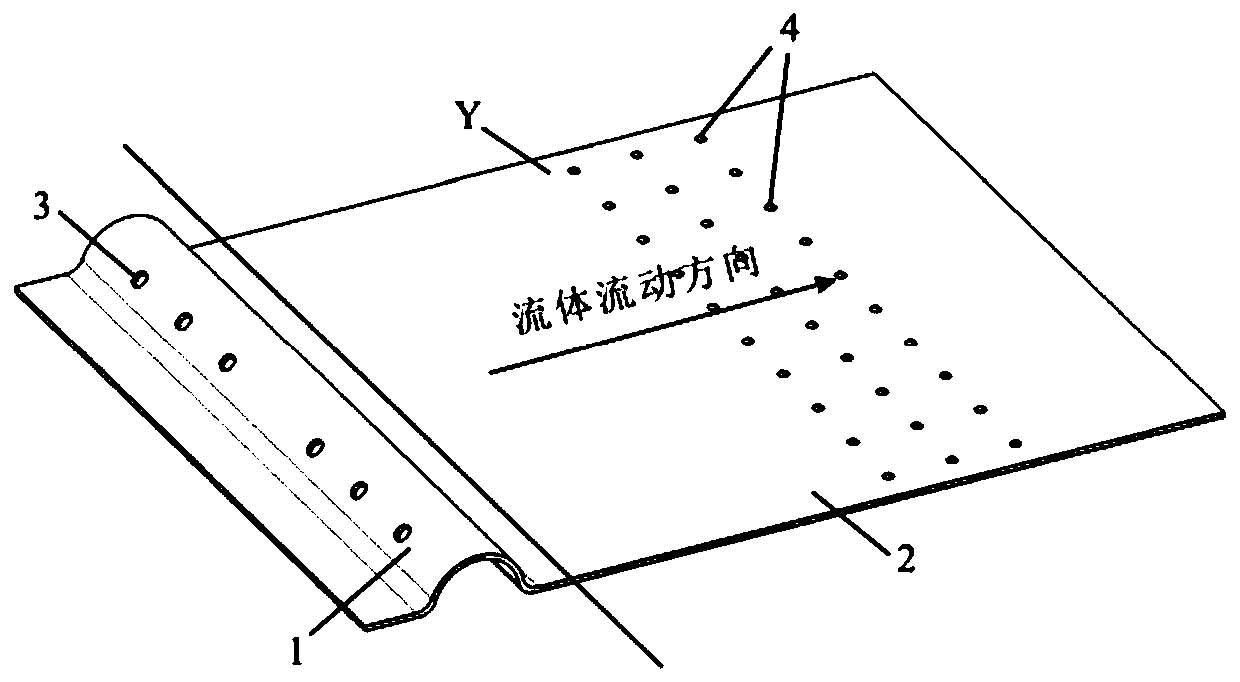 Overlap joint type active cooling structure