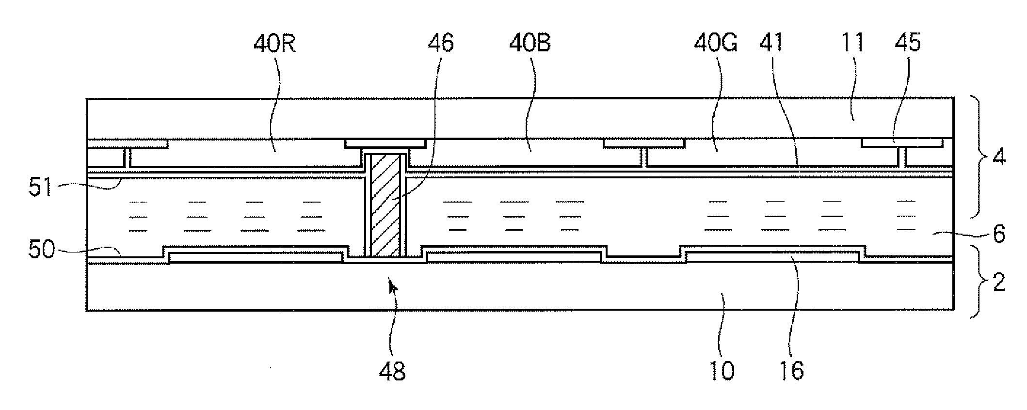 Substrate for liquid crystal display device and liquid crystal display device including the same