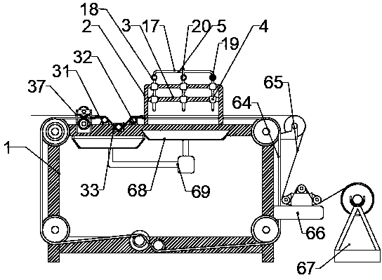 Preparation method and electret equipment of polypropylene melt-blown non-woven fabric