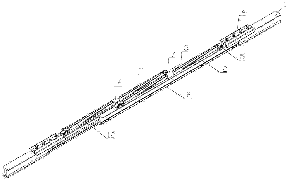 Overhead Rigid Catenary Temperature Compensation Device