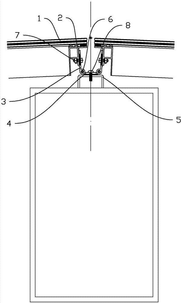 Curtain wall support adjusting system