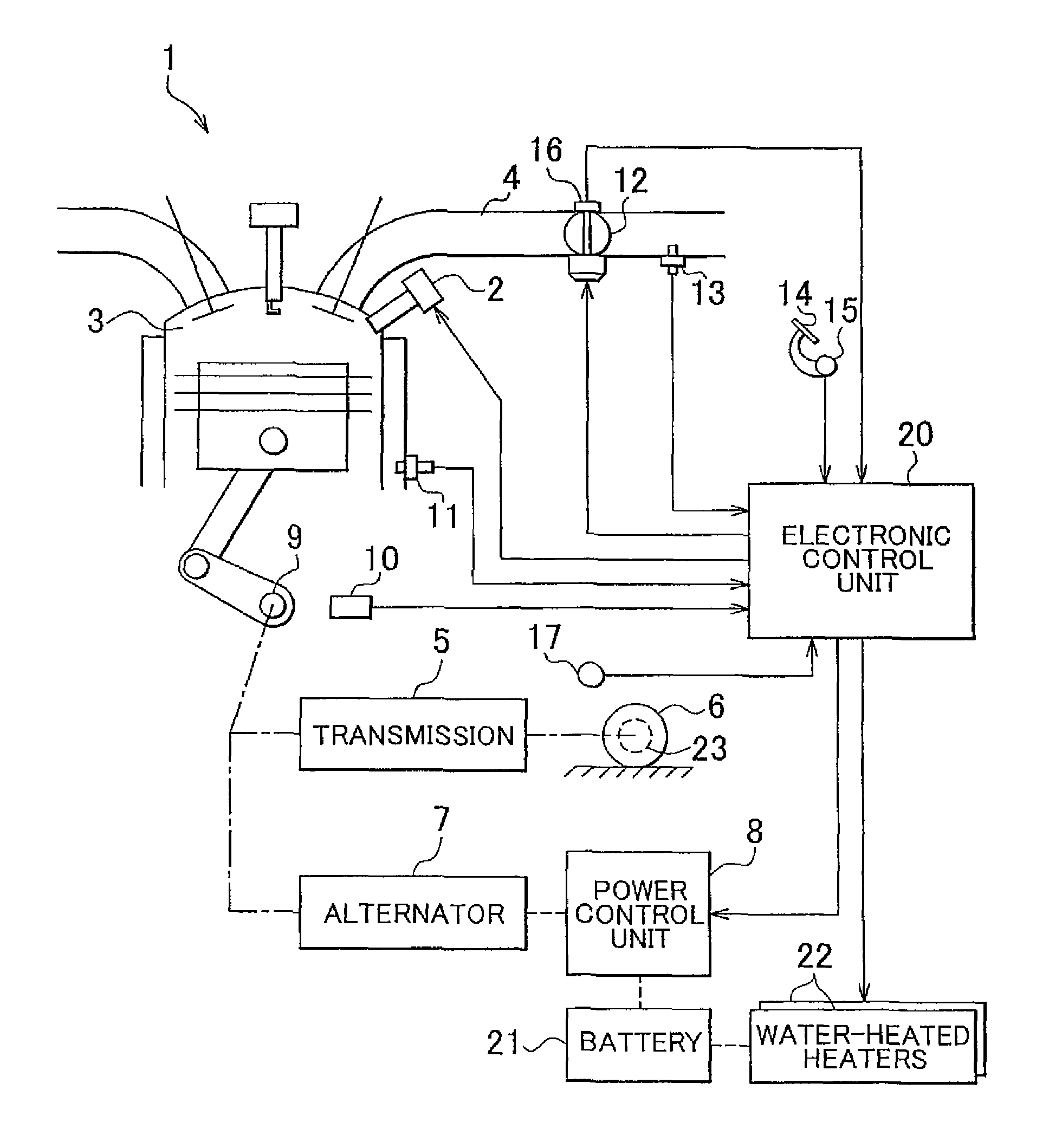 Control apparatus and method of controlling internal combustion engine mounted on vehicle