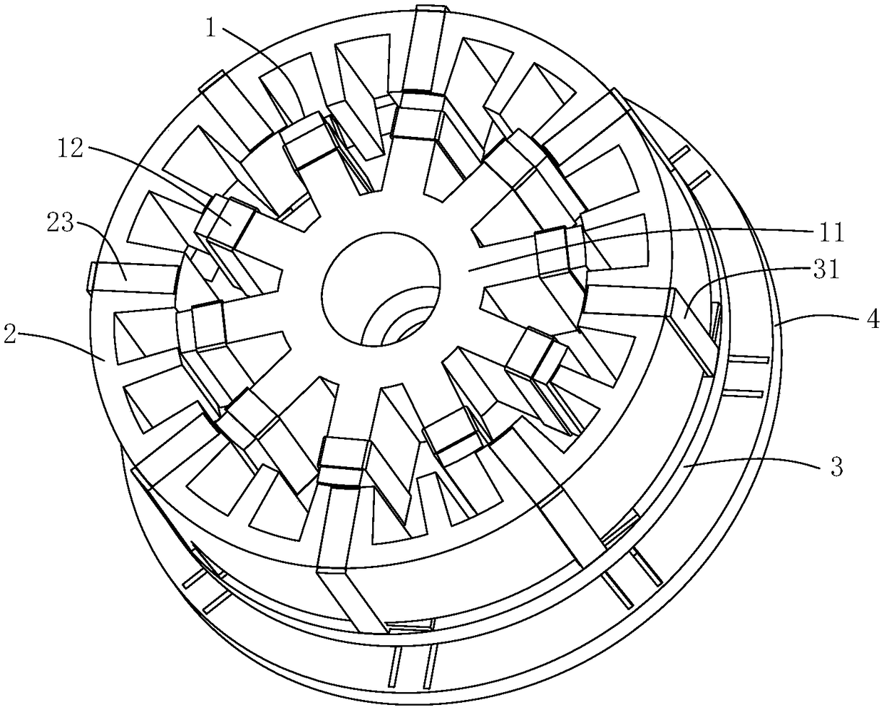 Centrifugal variable flux permanent magnet synchronous motor