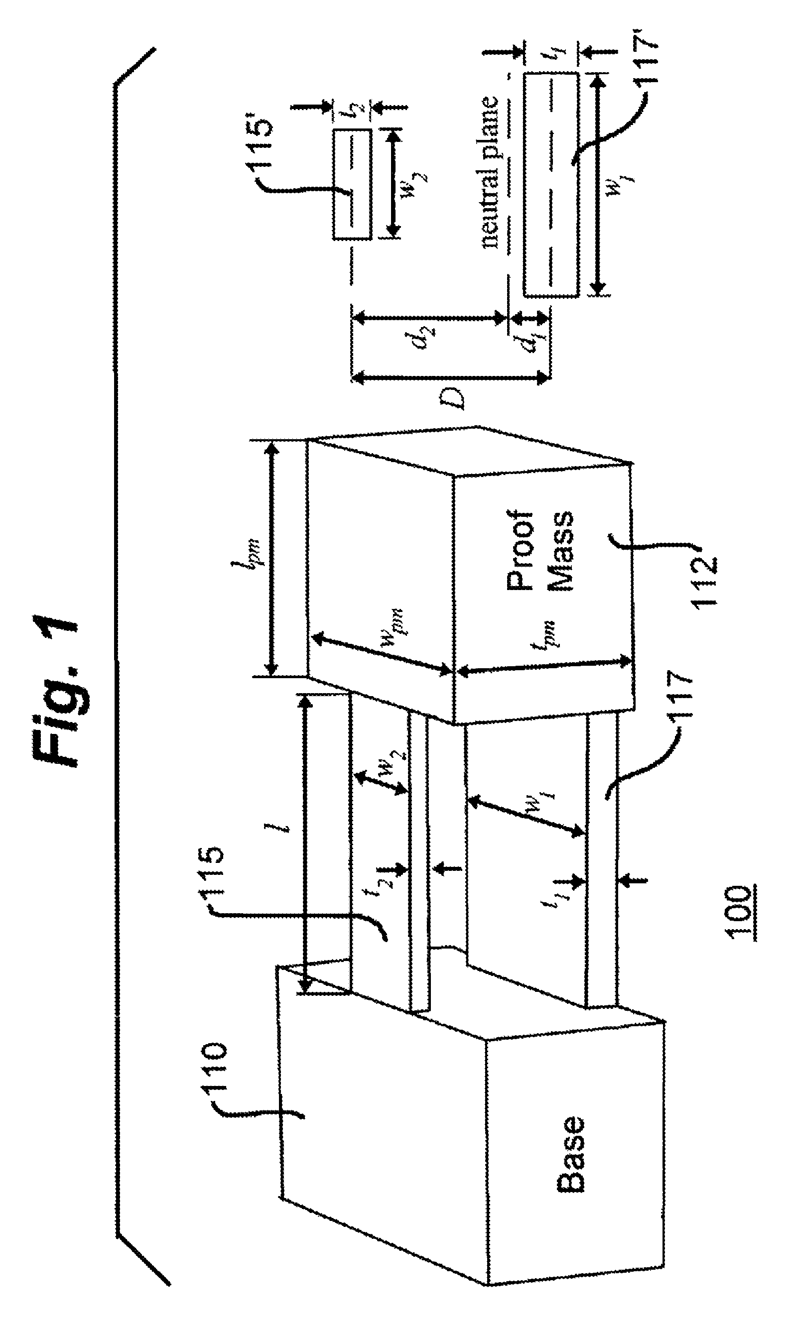 Piezo devices with air-spaced cantilever