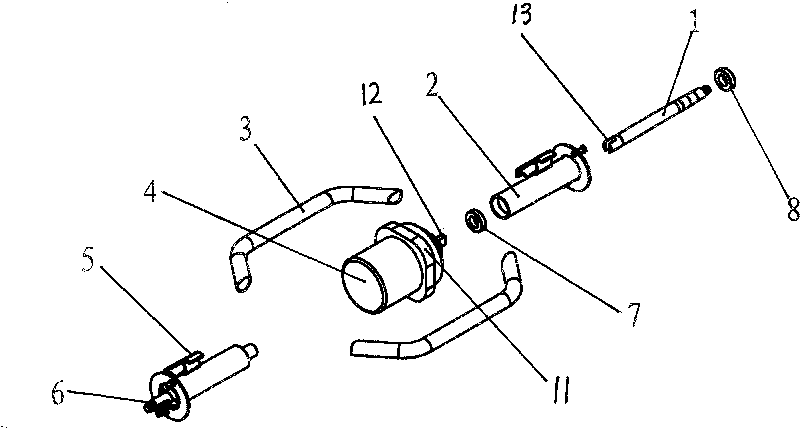 Motor directly driven electro-tricycle rear axle