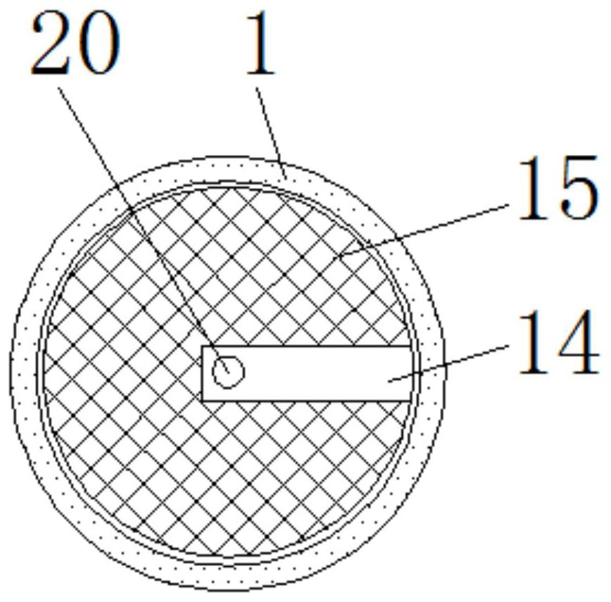 Ventilation pipeline capable of preventing particles from entering interior to precipitate and accumulate