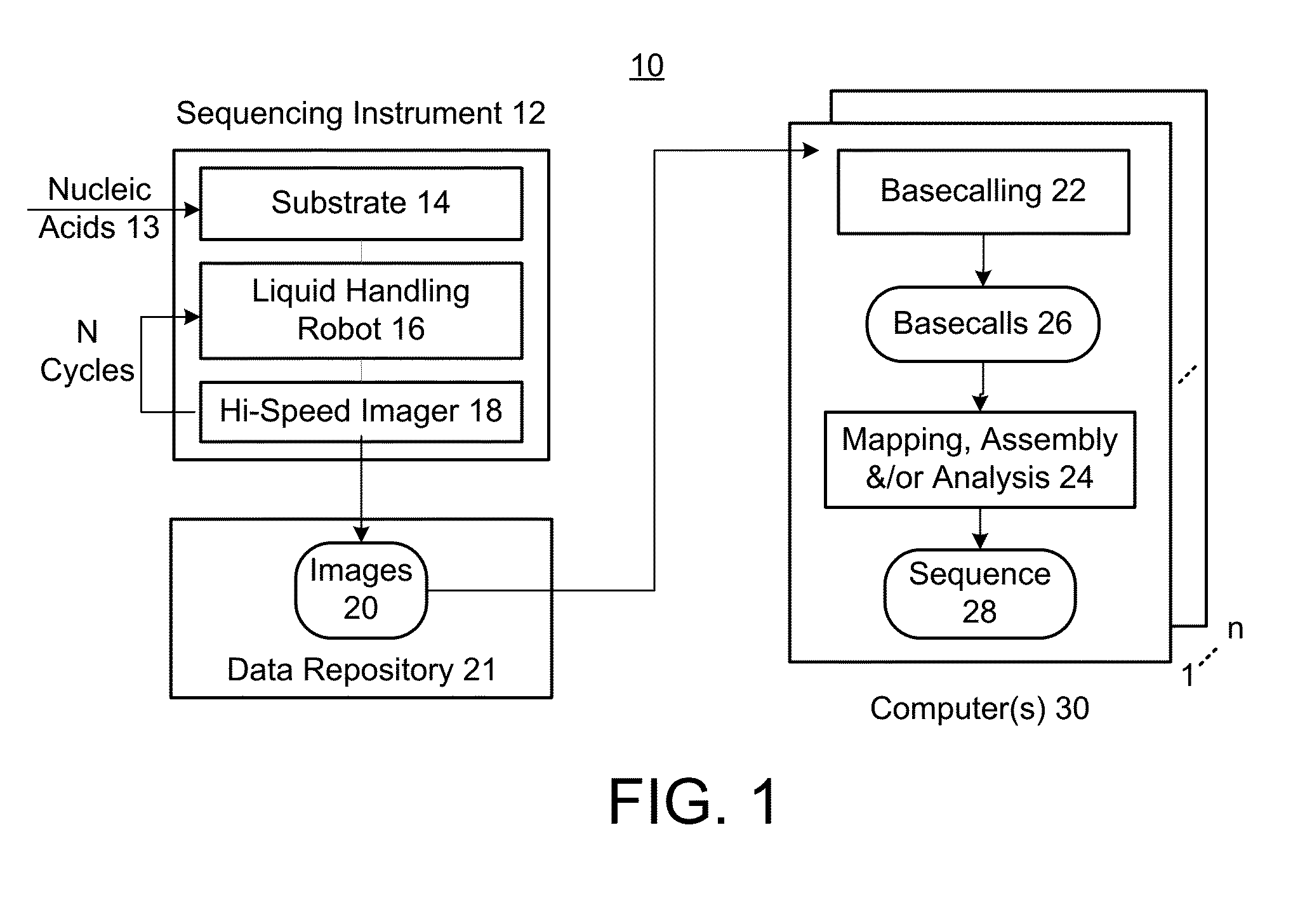 Basecaller for DNA sequencing using machine learning