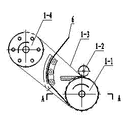 Manufacturing process and equipment for storage battery hauling net lead strip or net punching plate gate lead strip