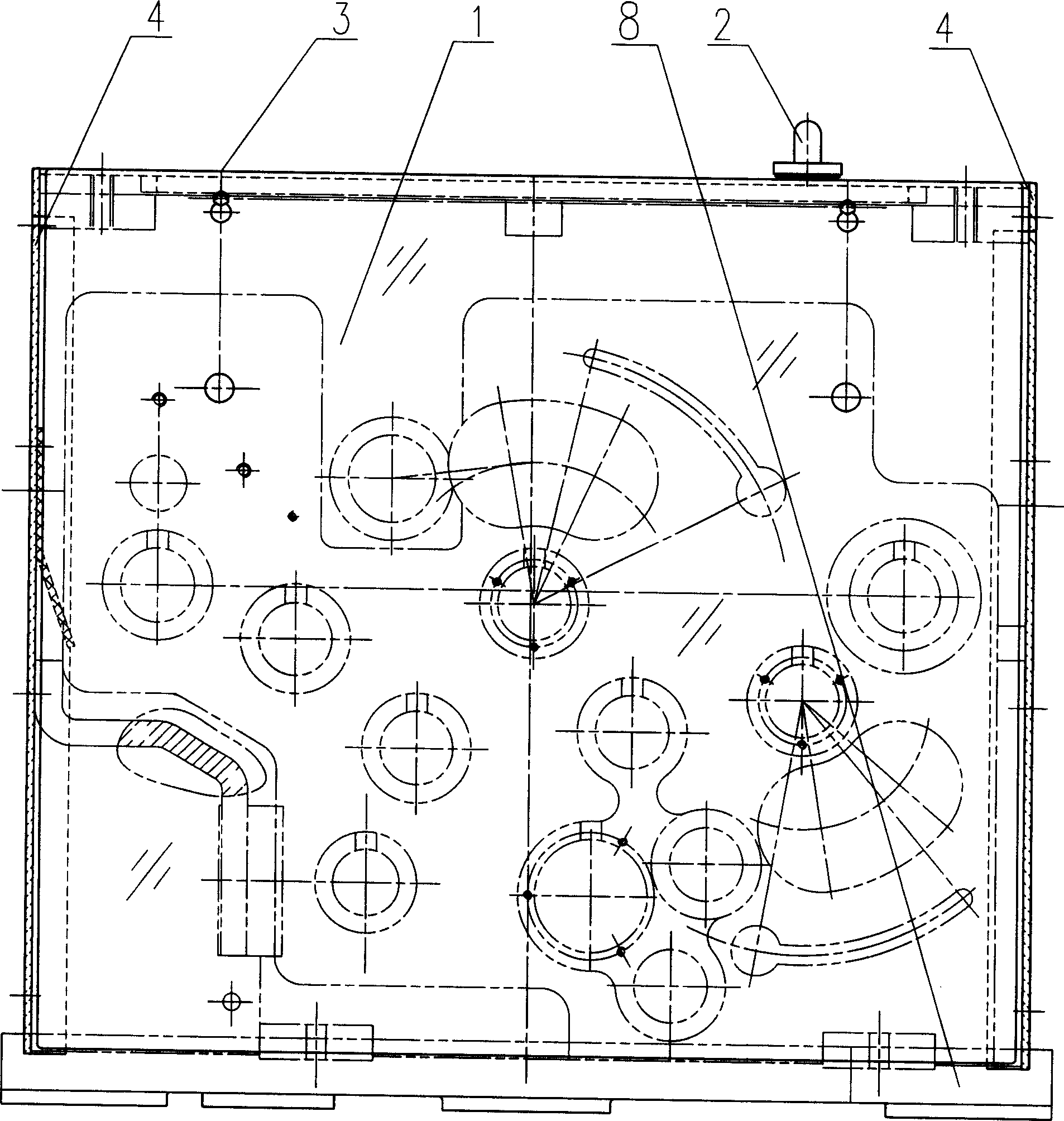 Visible cover on spinning frame heed