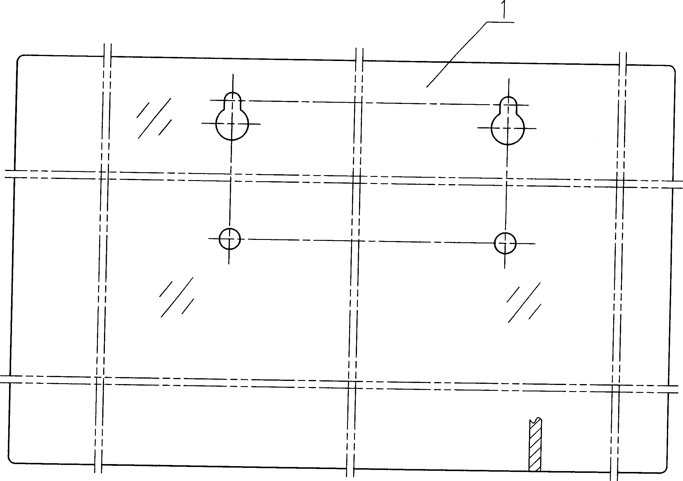 Visible cover on spinning frame heed