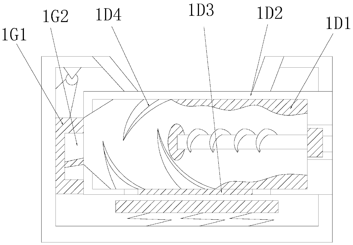 Solid-phase fermentation equipment for acid degradation of leachate mixed with kitchen waste